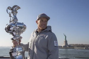 DECEMBER 07: Americas Cup Trophy in New York City.