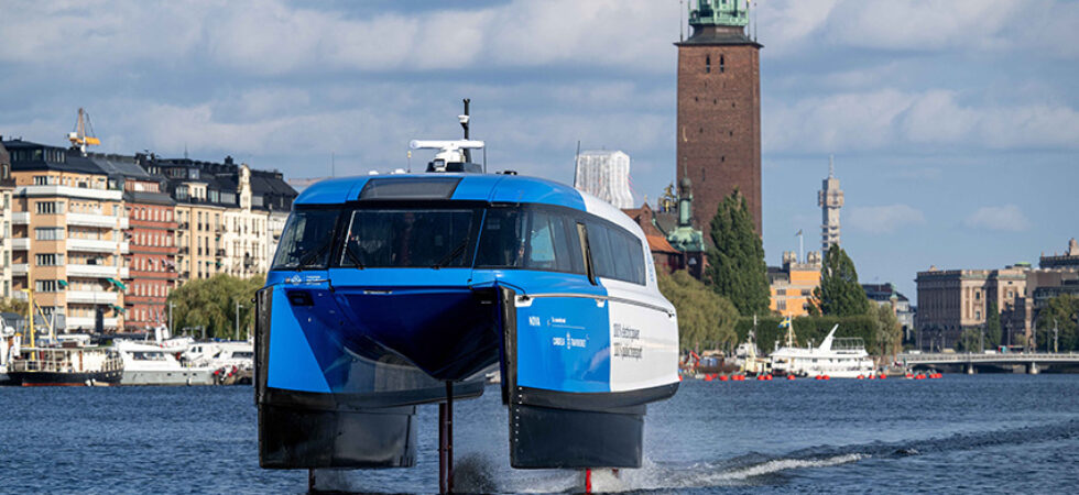 Premiär i Stockholm för världens första eldrivna bärplansfärjelinje