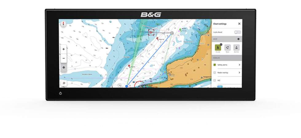 Ultrabreda skärmar även för seglare med B&G Zeus S ULTRAWIDE Display